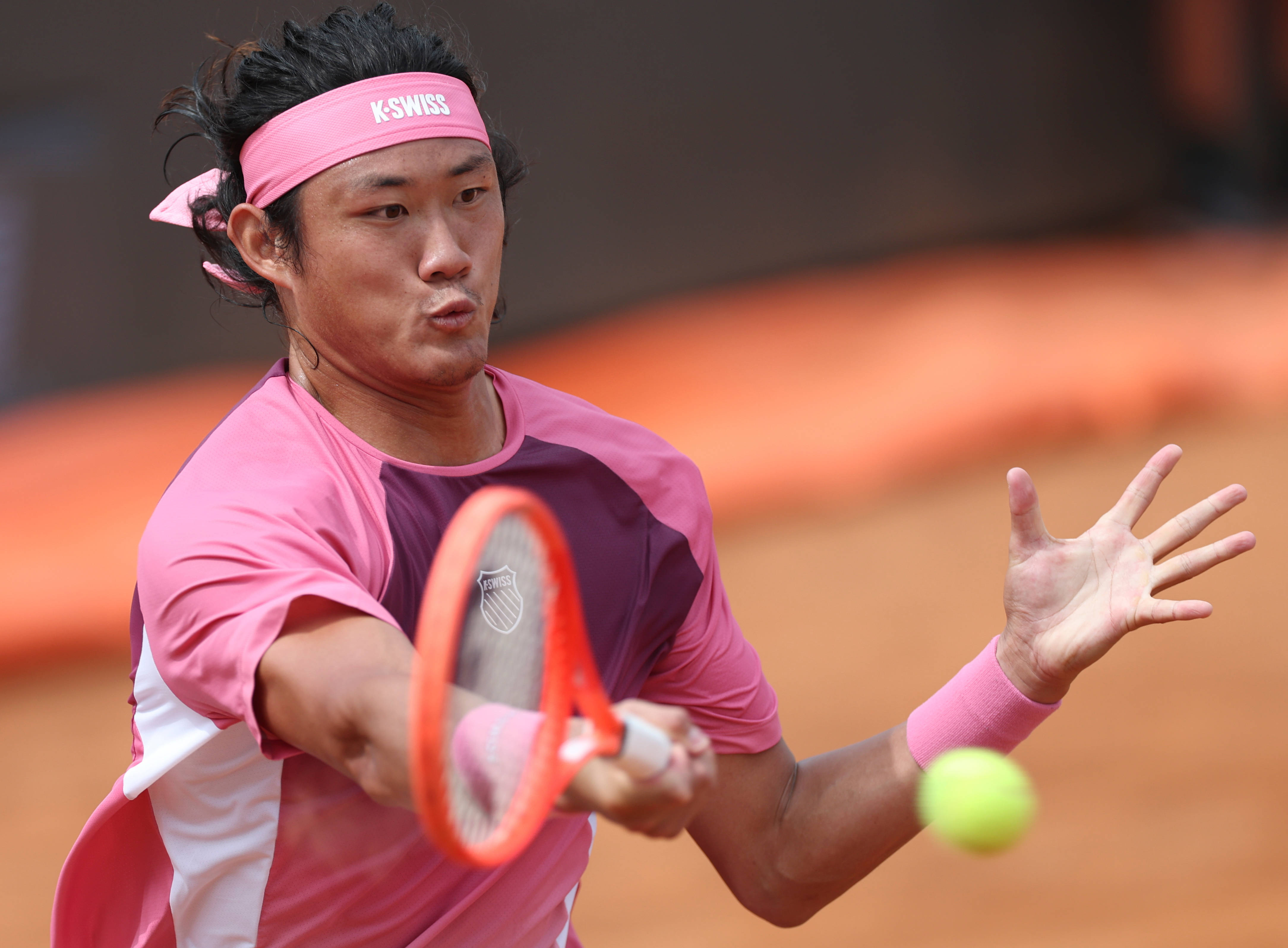 (体育)网球——ATP1000罗马站:张之臻止步首轮