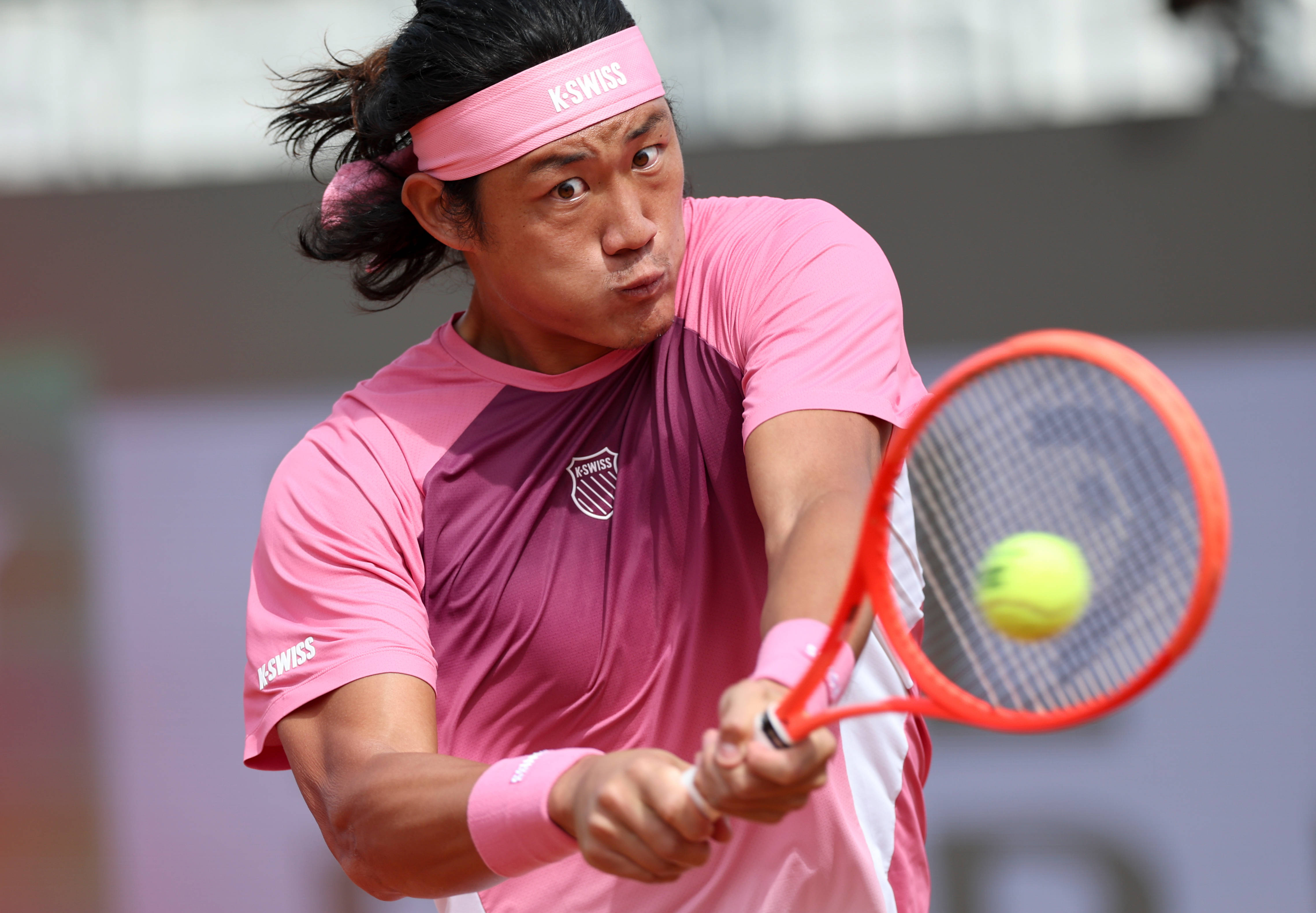 (体育)网球——ATP1000罗马站:张之臻止步首轮